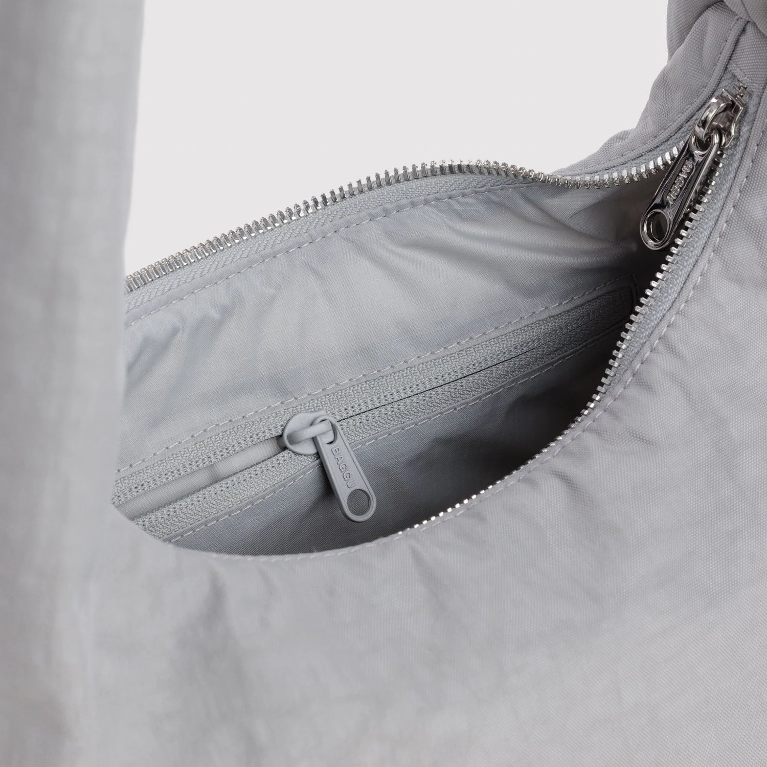 Baggu Small Nylon Meringue Bag - Fog