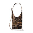 Baggu Small Nylon Sling - Photo Forest, by Baggu, showcasing a camouflage pattern in natural tones, displayed against a white background.