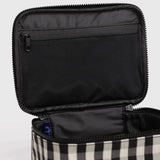 Baggu Small Cosmetic Case - Black & Cream Gingham