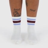 Baggu Ribbed Sock - Ivory Stripe