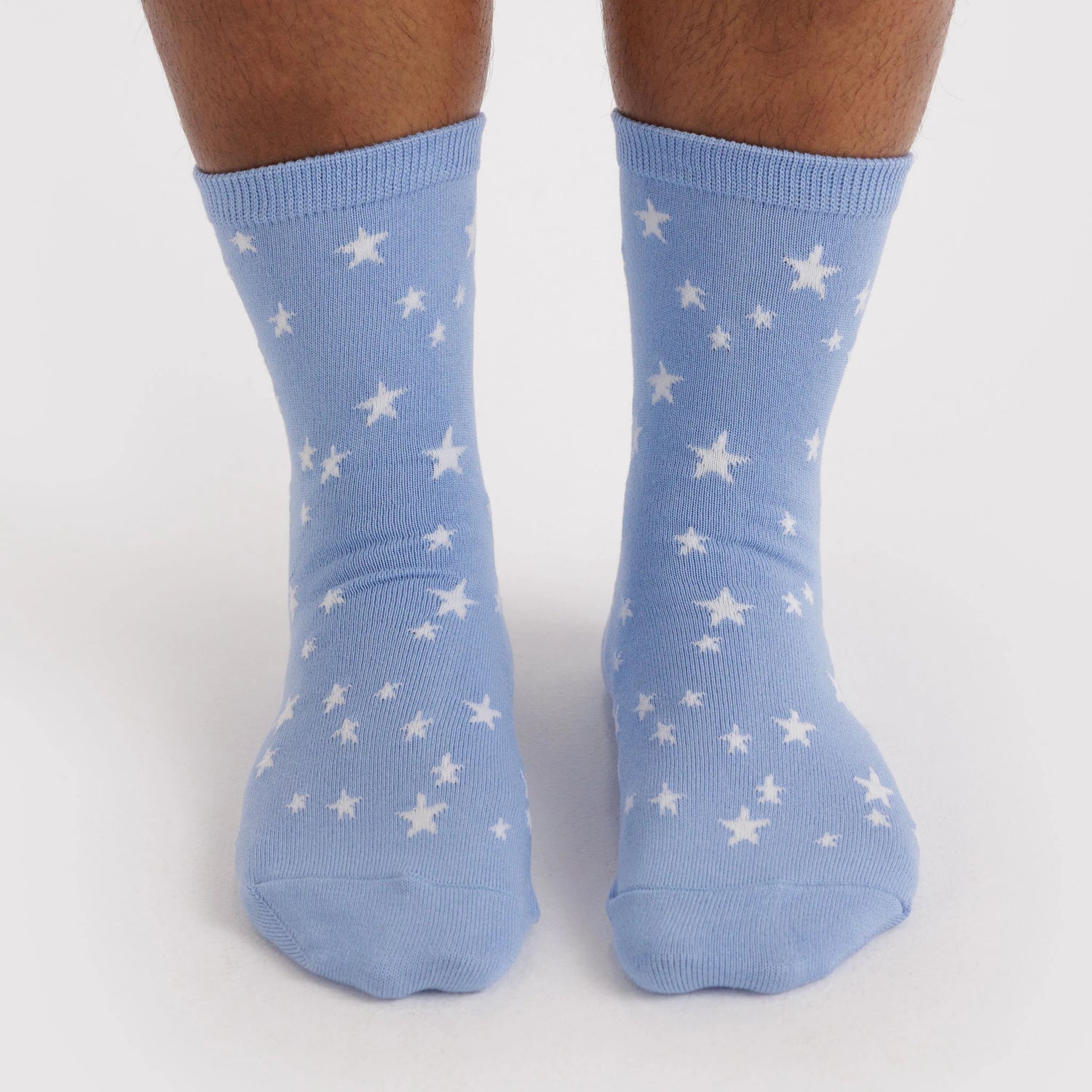 Baggu Crew Socks - Blue Stars