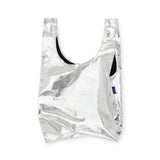 Baggu Standard Reusable Bag - Metallic Silver