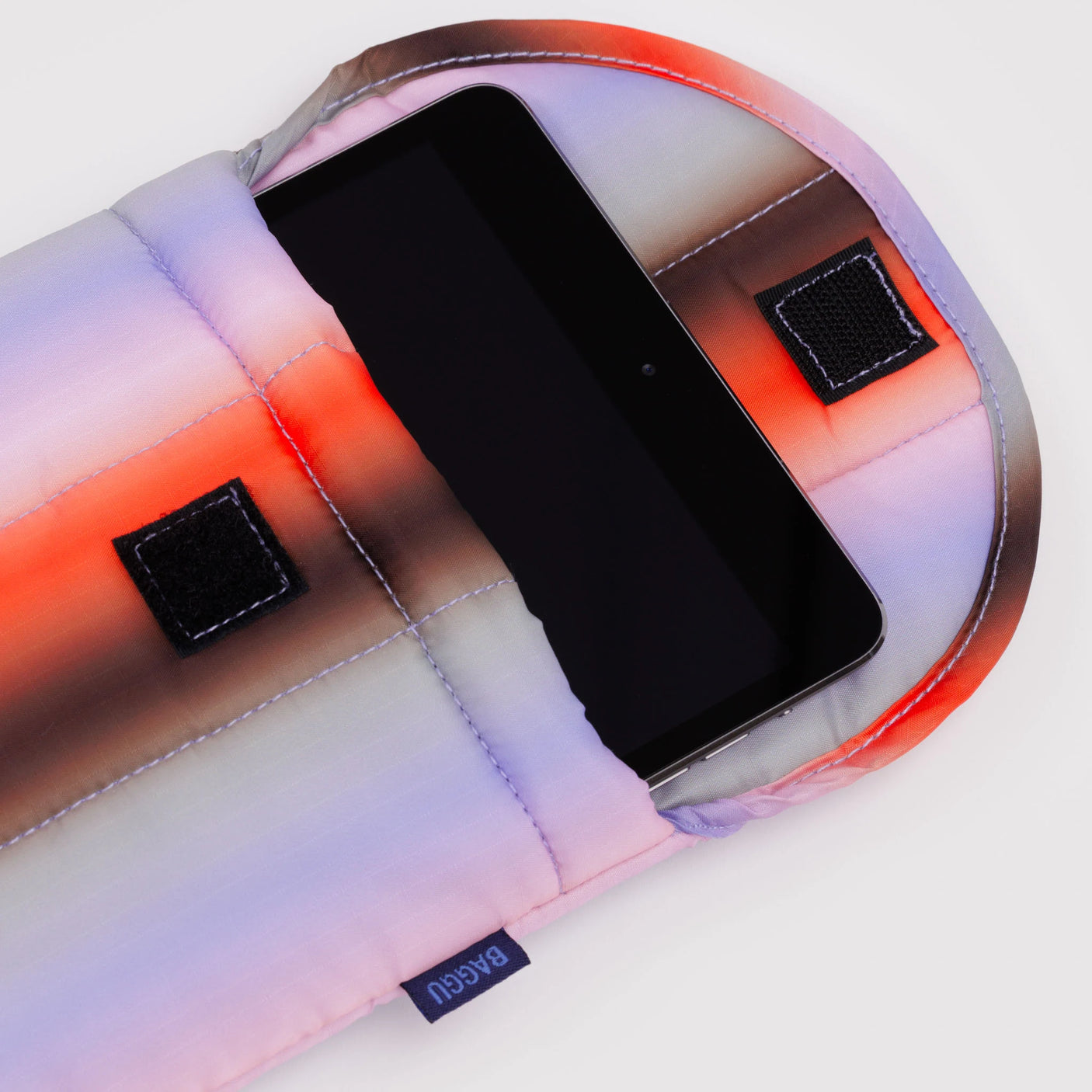 Baggu Puffy Tablet Case 8" - Gradient Poppy & Lilac