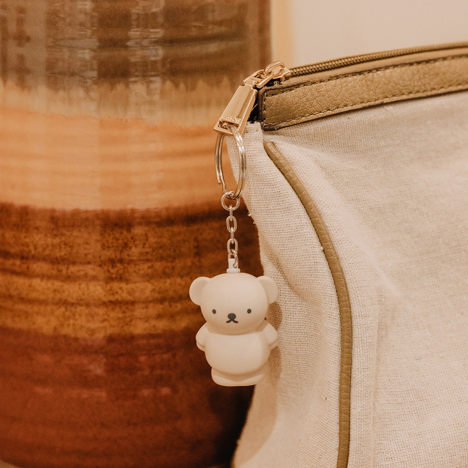 Boris Key Ring - Sand