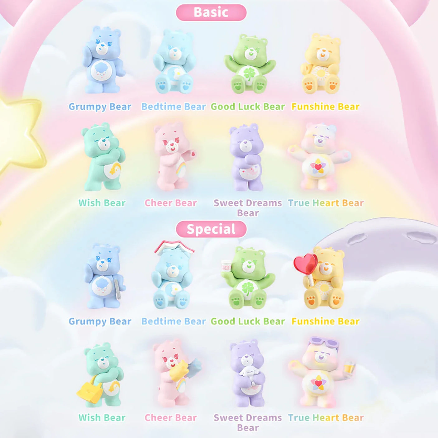 Care Bears Little Things Blind Box - 3pc Set
