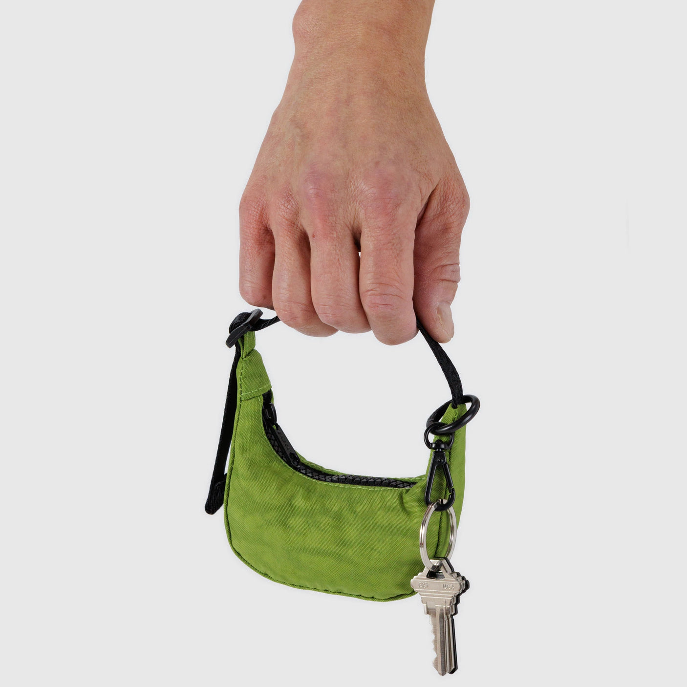 Baggu Crescent Bag Charm - Green Juice