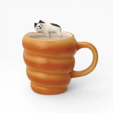 Decole Concombre Yamaneko Cat Bakery Mug - Cornet