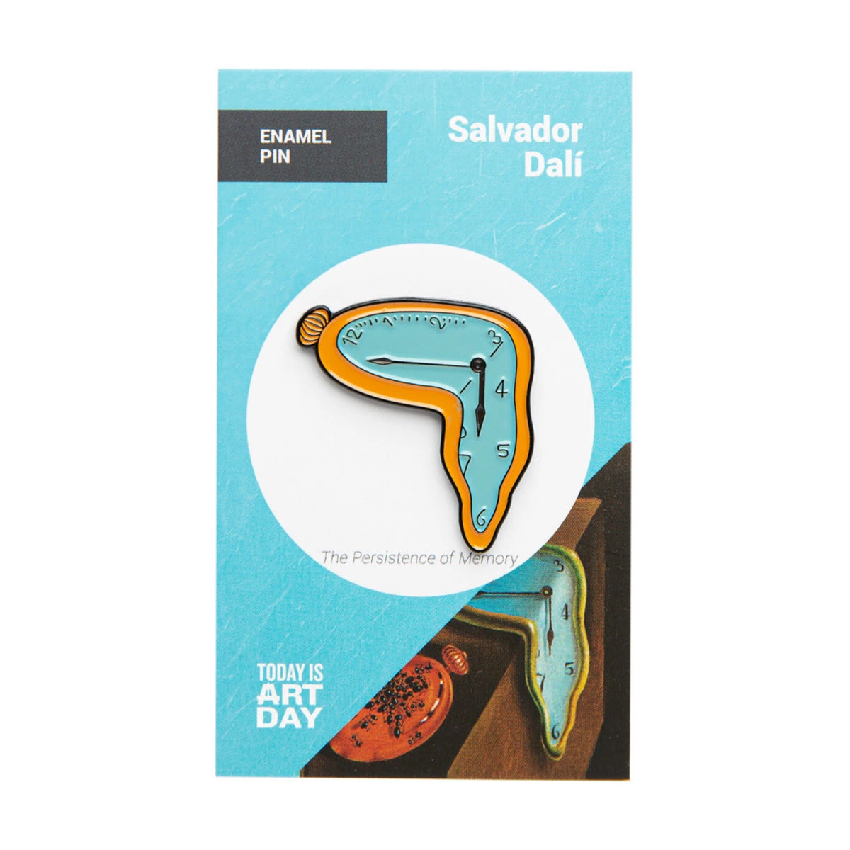 Enamel Pin Art - Dali Persistence of Memory