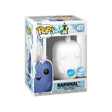 Image of a DIY Personalised Funko Pop - Narwhal Vinyl Figure by Funko in its packaging, featuring a blue and white narwhal with the text "Narwhal" and item number 487.