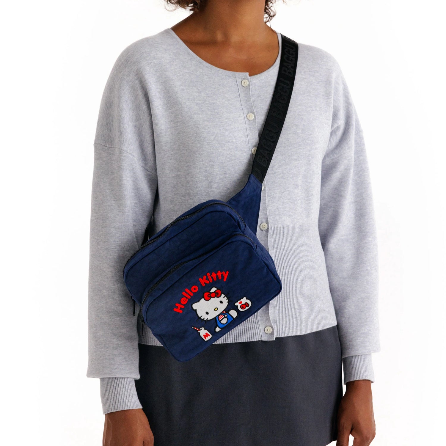 Hello Kitty x Baggu Fanny Pack - Milkshake