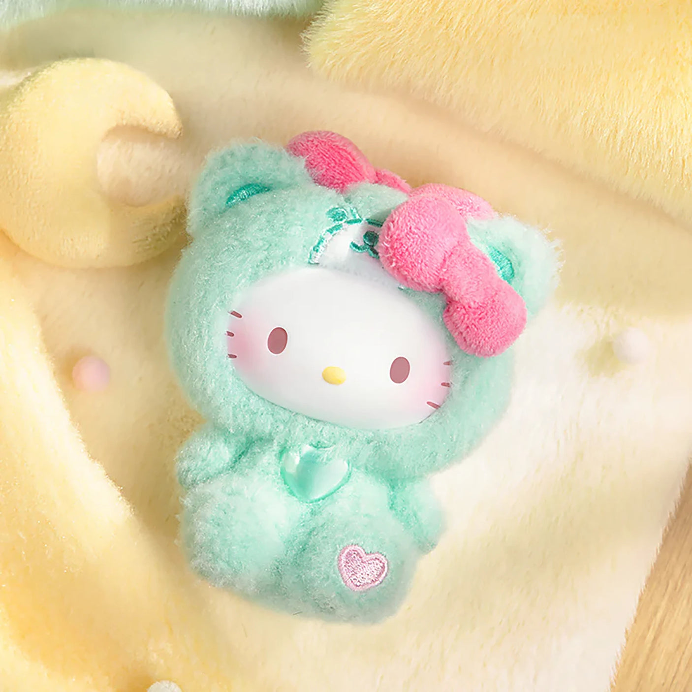 Hello Kitty Teddy Pajamas Plush Pendant - Blind Box