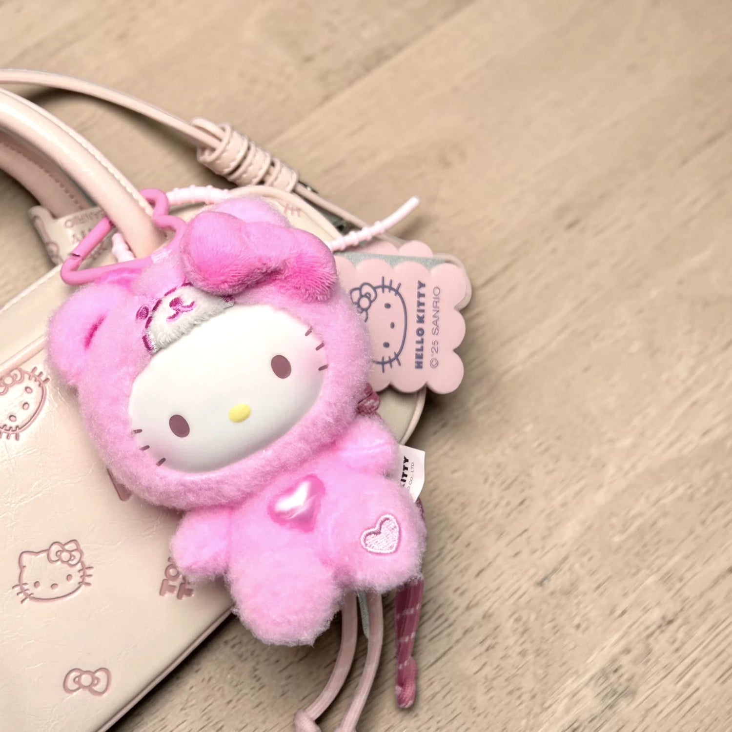 Hello Kitty Teddy Pajamas Plush Pendant - Blind Box