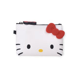 The Hello Kitty Zip Case - White by Hello Kitty is a delightful white case with a red bow and black whiskers. Ideal for Sanrio fans, it combines cuteness and functionality with its secure zippered top.