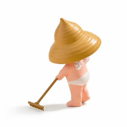 Kewpie Rakes figure from the Kewpie in the Garden Blind Box Lineup
