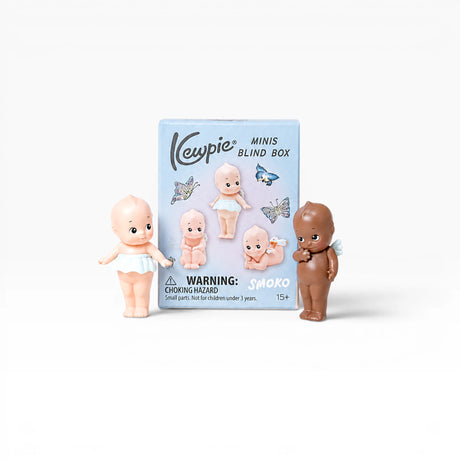 Smoko Kewpie mini blind box figure in box with baby character figures