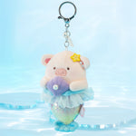 LuLu The Piggy - Mermaid LuLu Plush Keychain