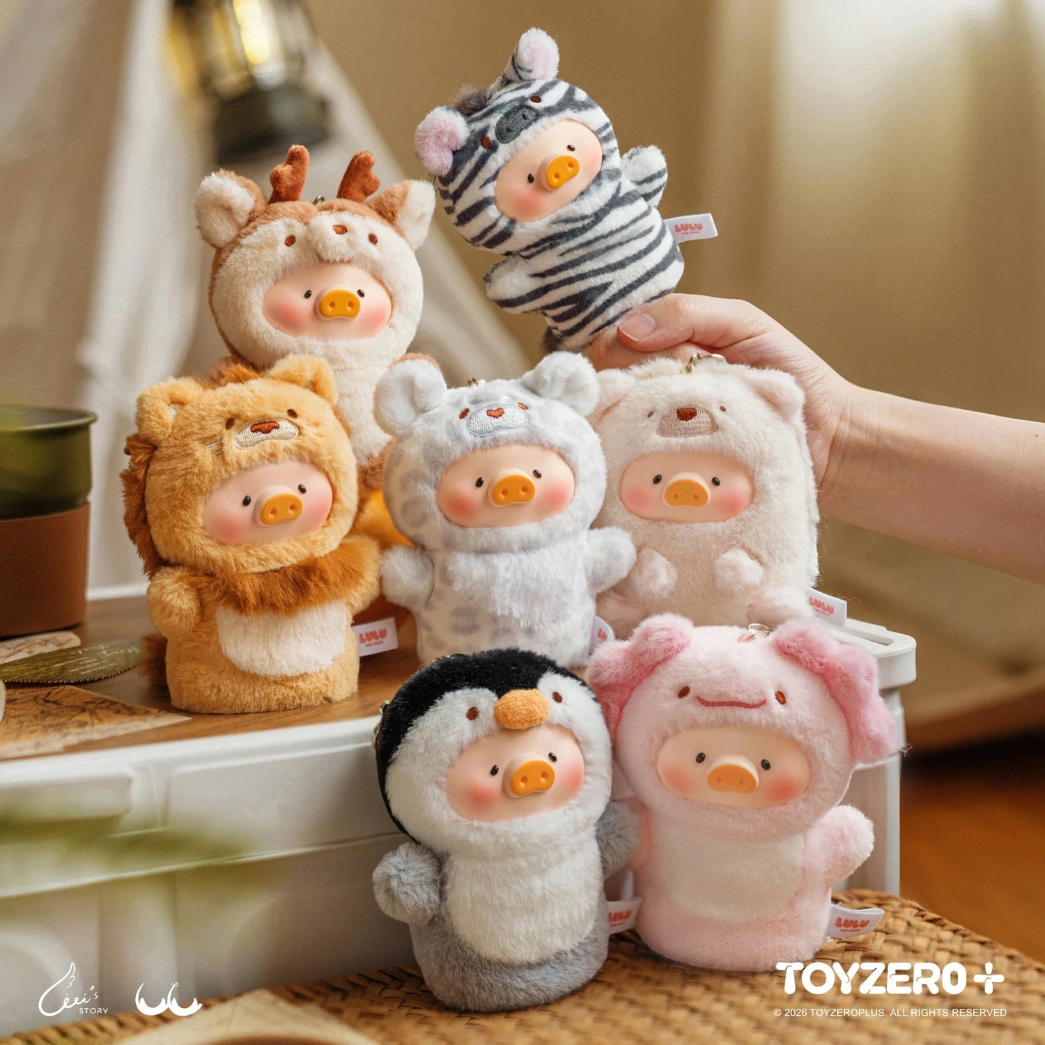 Lulu The Piggy - Animal Party Vol 2 Puppet Keychain Blind Box