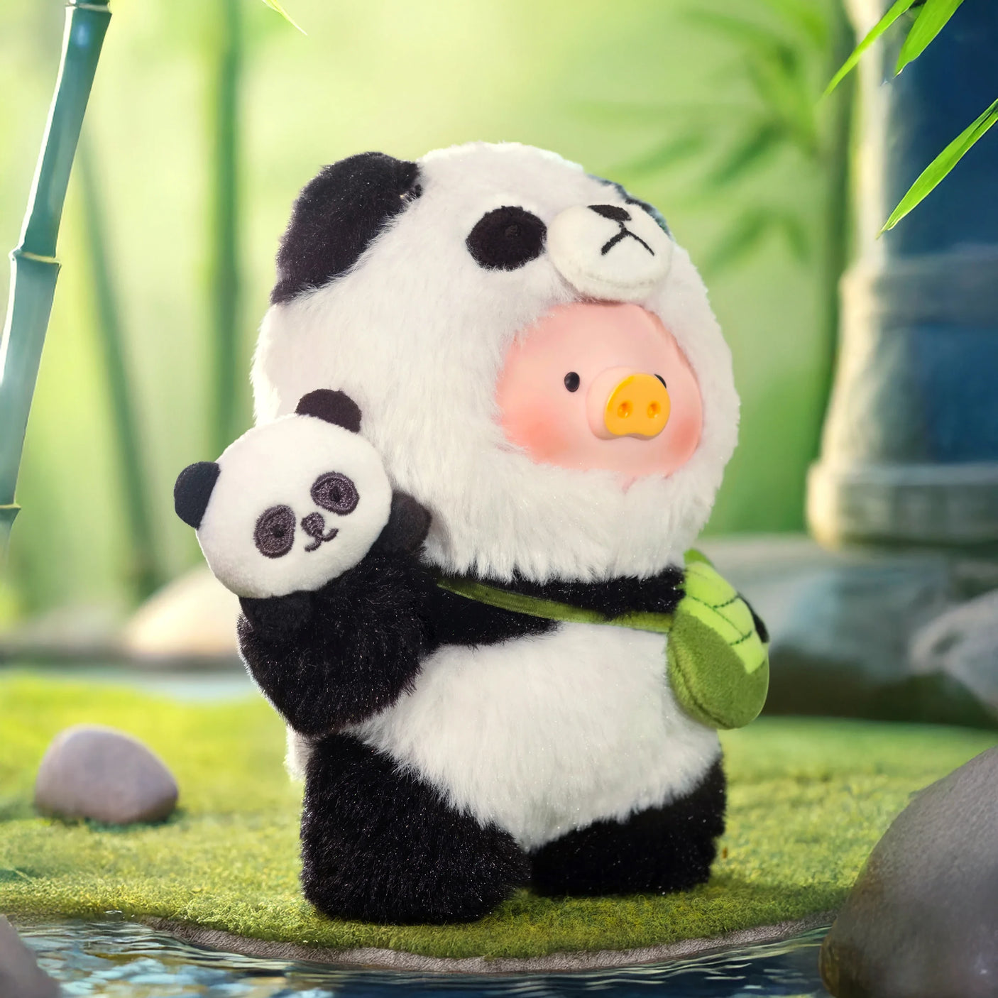 LuLu the Piggy - Panda Plush Keychain