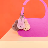 Miffy Fuzzy Keychain - Lilac