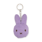 Miffy Flat Corduroy Keychain - Purple