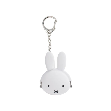 Baby Miffy Keychain Purse by Miffy: This white rabbit-shaped keychain features black facial details and long ears, making it ideal for fans of the cherished character.