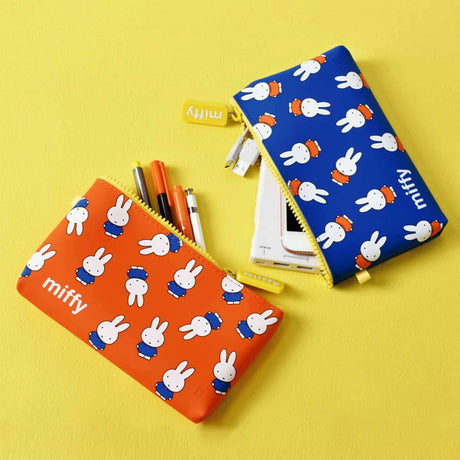 Miffy Bunny Zipper Pouch 19cm - Orange