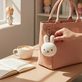 Miffy Squish Ball Keychain - White