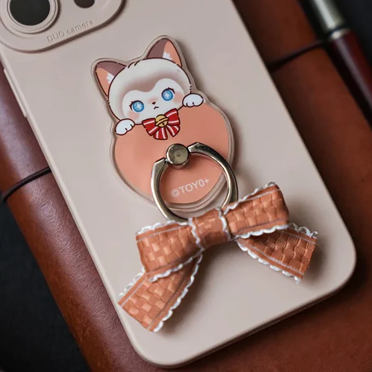 Moffy's Mewky Phone Ring Holder - Siamese Cat