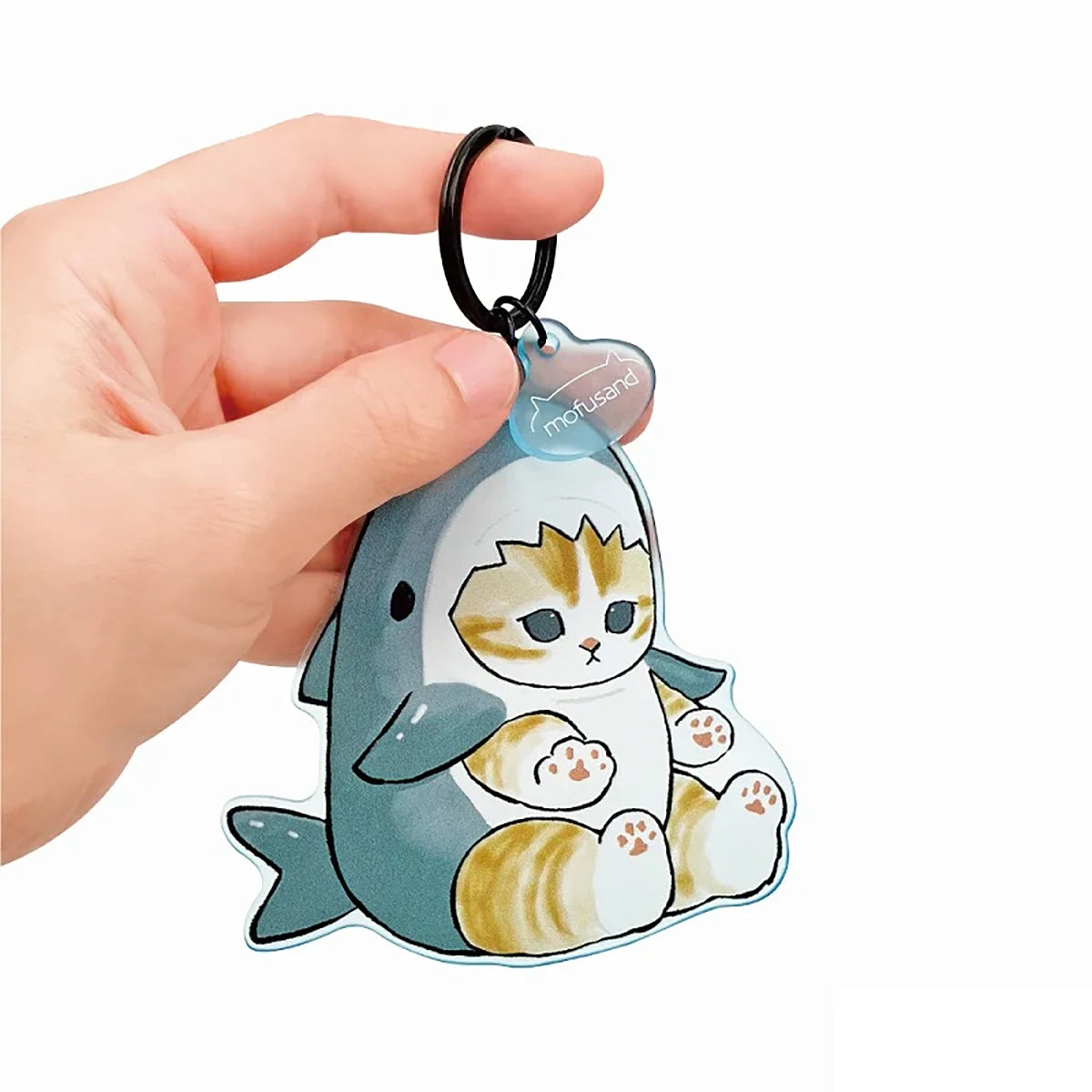 Mofusand Shark Keychain