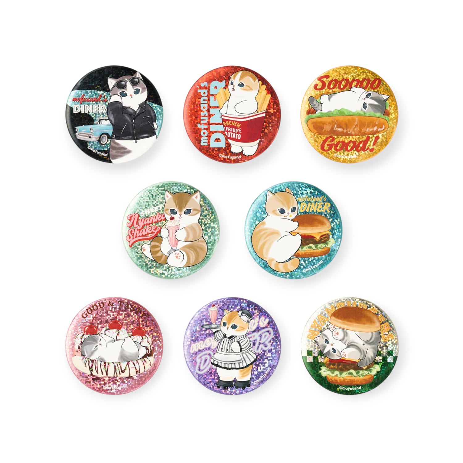 Mofusand Diner - Holographic Badge Blind Bag