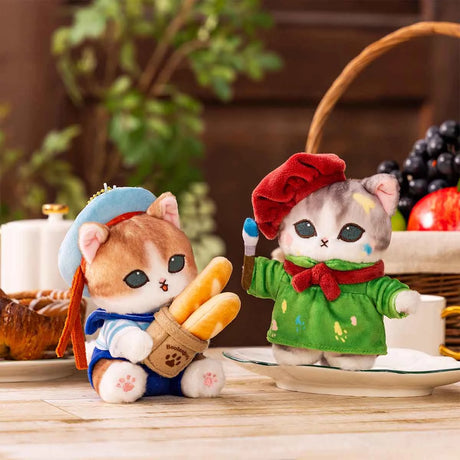 Mofusand Plush Keychain - Parisian Nyan