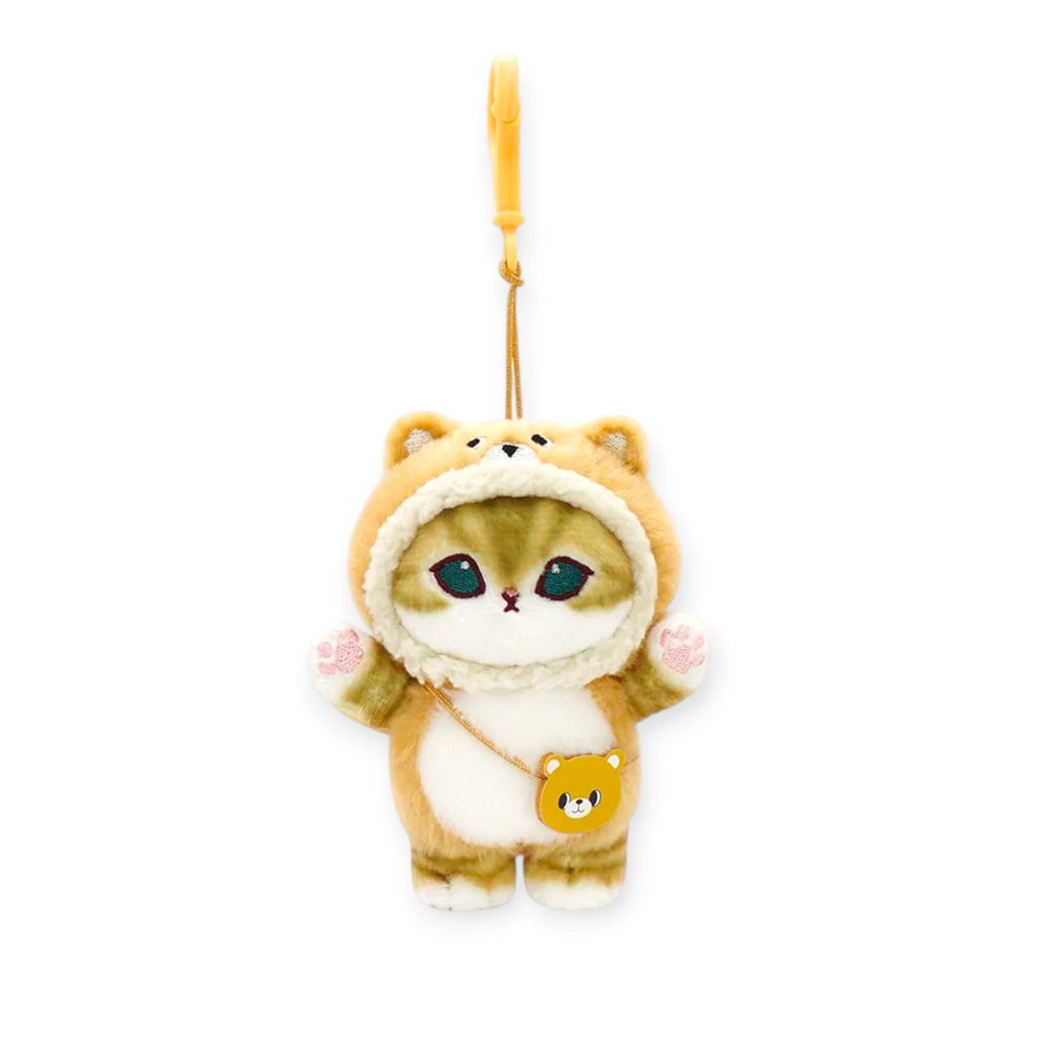 Mofusand Teddy Mini Bag - Plush Keychain