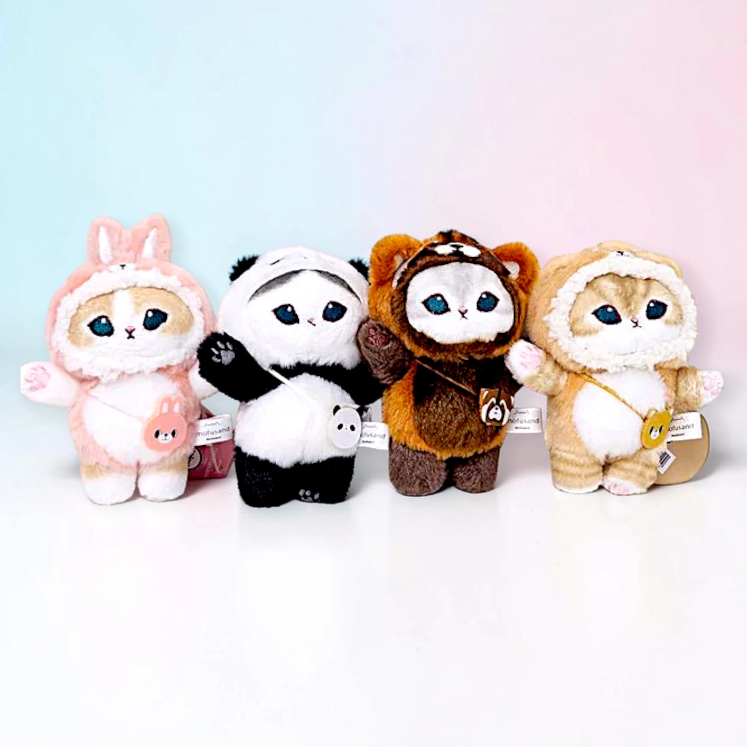 Mofusand Teddy Mini Bag - Plush Keychain