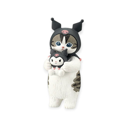 Kuromi figure from the Mofusand x Sanrio Characters Dress-Up Lineup