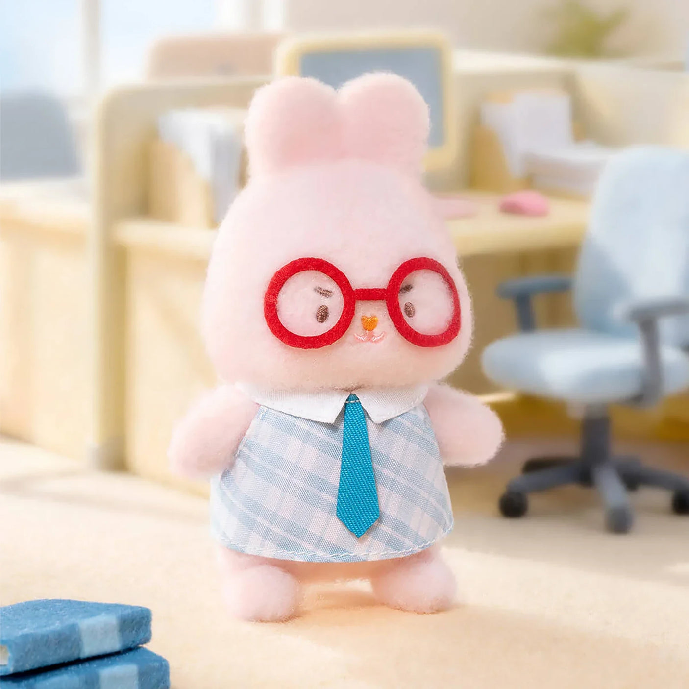 MOMO Bunny Vibrant Plush Keychain Blind Box