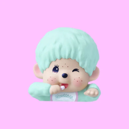 Mint Green figure from the Monchhichi Hippers Colors Wink Series Lineup