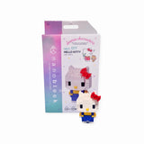 The Nanoblock Sanrio - Hello Kitty model, featuring the beloved Sanrio character, is elegantly displayed in front of its packaging. This vibrant design brings a sense of mindfulness to your space, seamlessly blending creativity and tranquility into a delightful showcase.