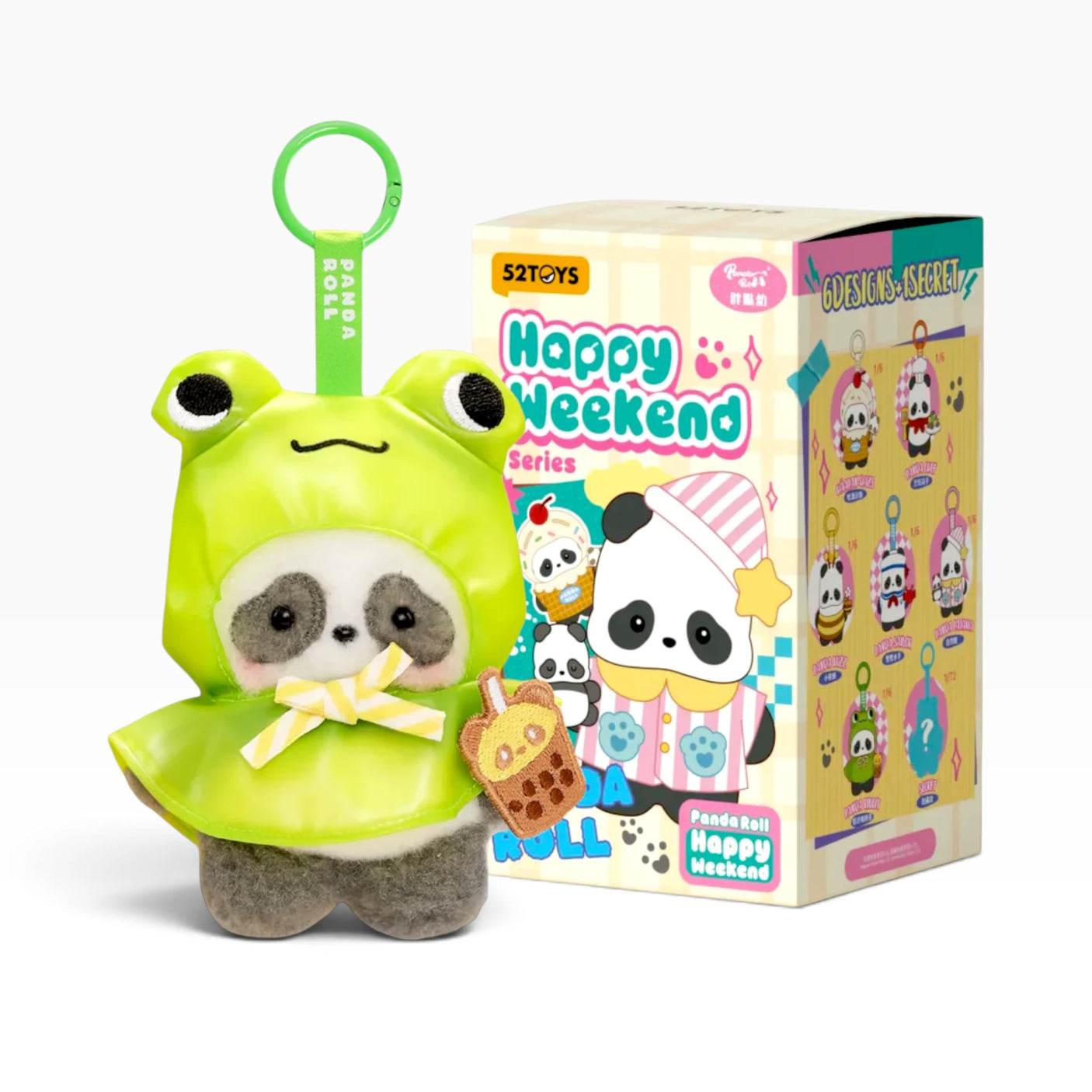 Panda Roll Happy Weekend - Plush Keychain Blind Box