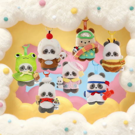 Panda Roll Happy Weekend - Plush Keychain Blind Box