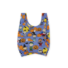 Baby Baggu x Peanuts reusable bag with Charlie Brown and gang in Halloween pumpkin patch design, gallery 1