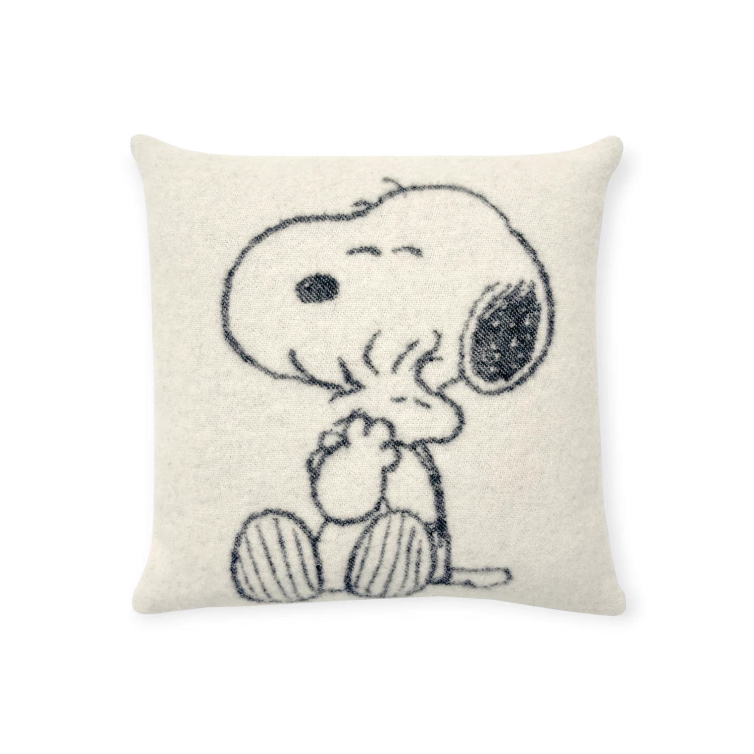 Peanuts Snoopy & Woodstock Cushion - Premium Wool