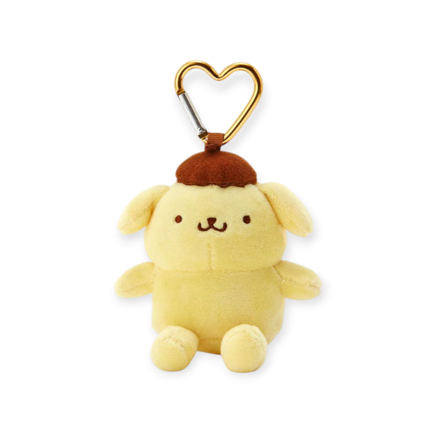 Pompompurin Heart Clasp Keychain