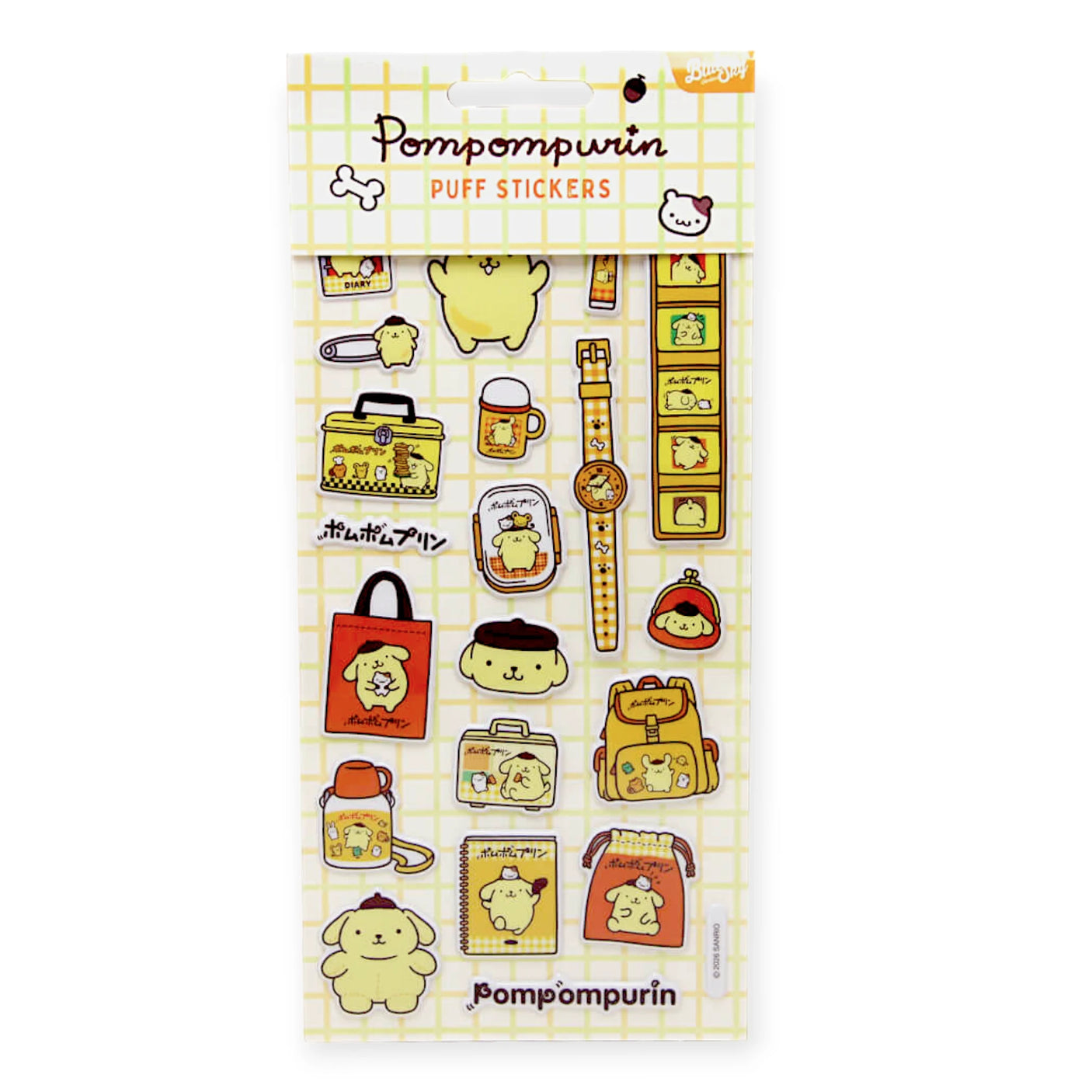 Pompompurin 3D Puffy Stickers