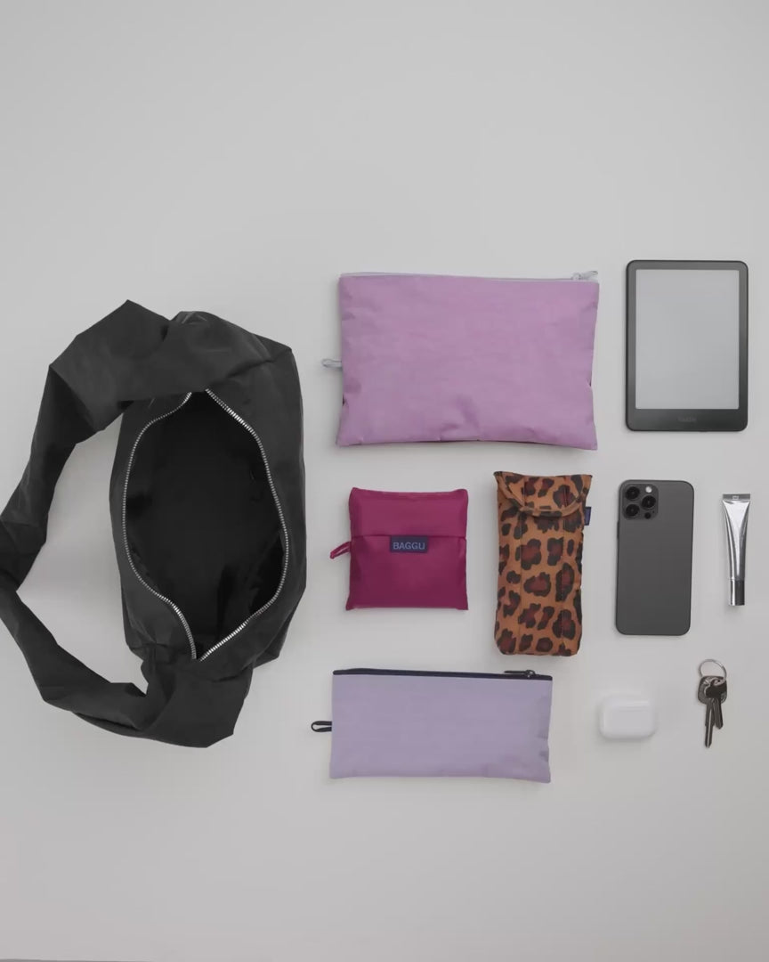 Baggu Nylon Meringue Bag - Sage Stripe
