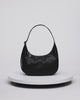 Baggu Medium Crescent Recycled Leather - Black