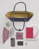 Baggu Medium Nylon Reversible Tote - Navy Mix