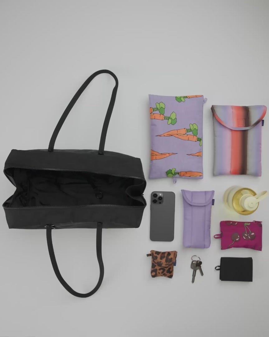 Shop the Baggu Medium Nylon Bowler Bag - Black – Blink Box
