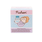 Explore the Pusheen Blind Box - Kitchen Surprise Series by Pusheen, where each box reveals charming mini plushies decorated with whimsical cartoon images of milk bottles, toast, and teapots—all featuring delightful cat-like characteristics.