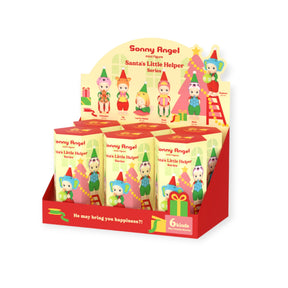 Sonny Angel Santa's Little Helper sealed set box with six character window