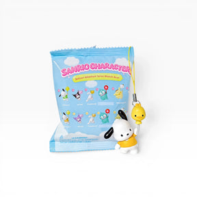 Sanrio Balloon Adventures phone strap blind bag with hanging rabbit and bird charms